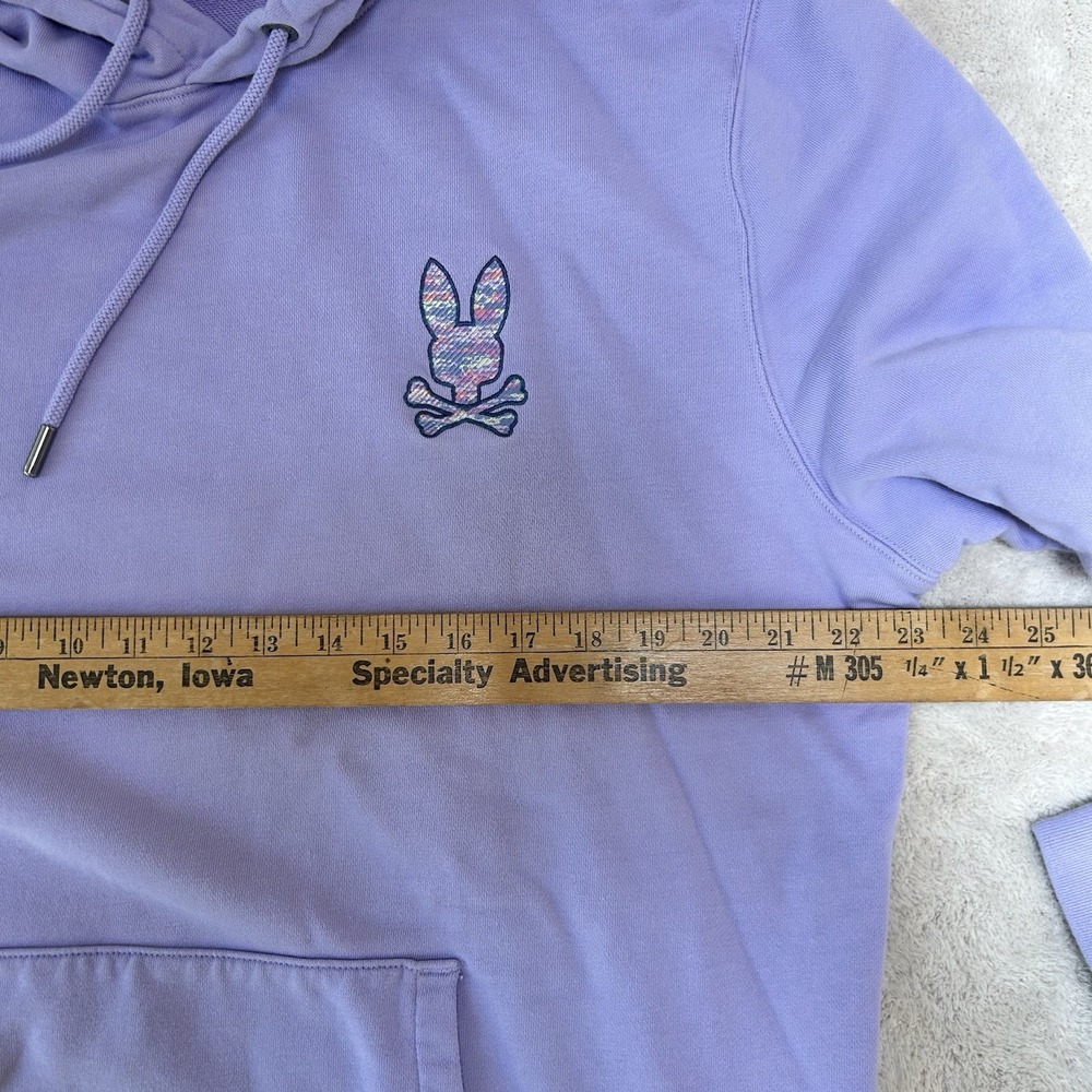 Psycho Bunny Mens Santa Cruz Hoodie Pullover Size XL Embroidered Logo B6H921A2FT - Picture 5 of 9